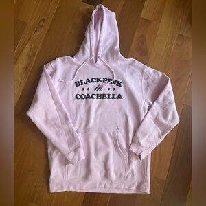 BLACKPINK Coachella 2023 Light Pink Hoodie Size Large